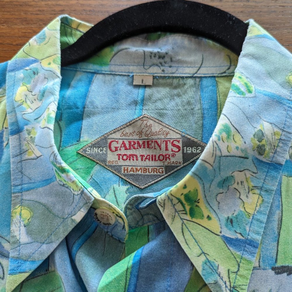 Tom Tailor Island Girl short sleeve shirt - Large